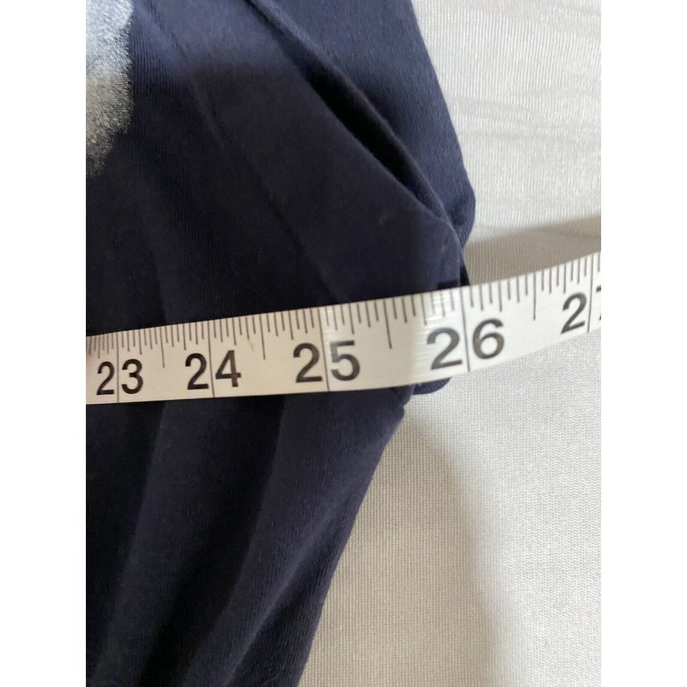 Calvin Klein Womens Casual Shirt Dress Navy Blue Spell Out Knee Length Size XXL - Picture 10 of 13